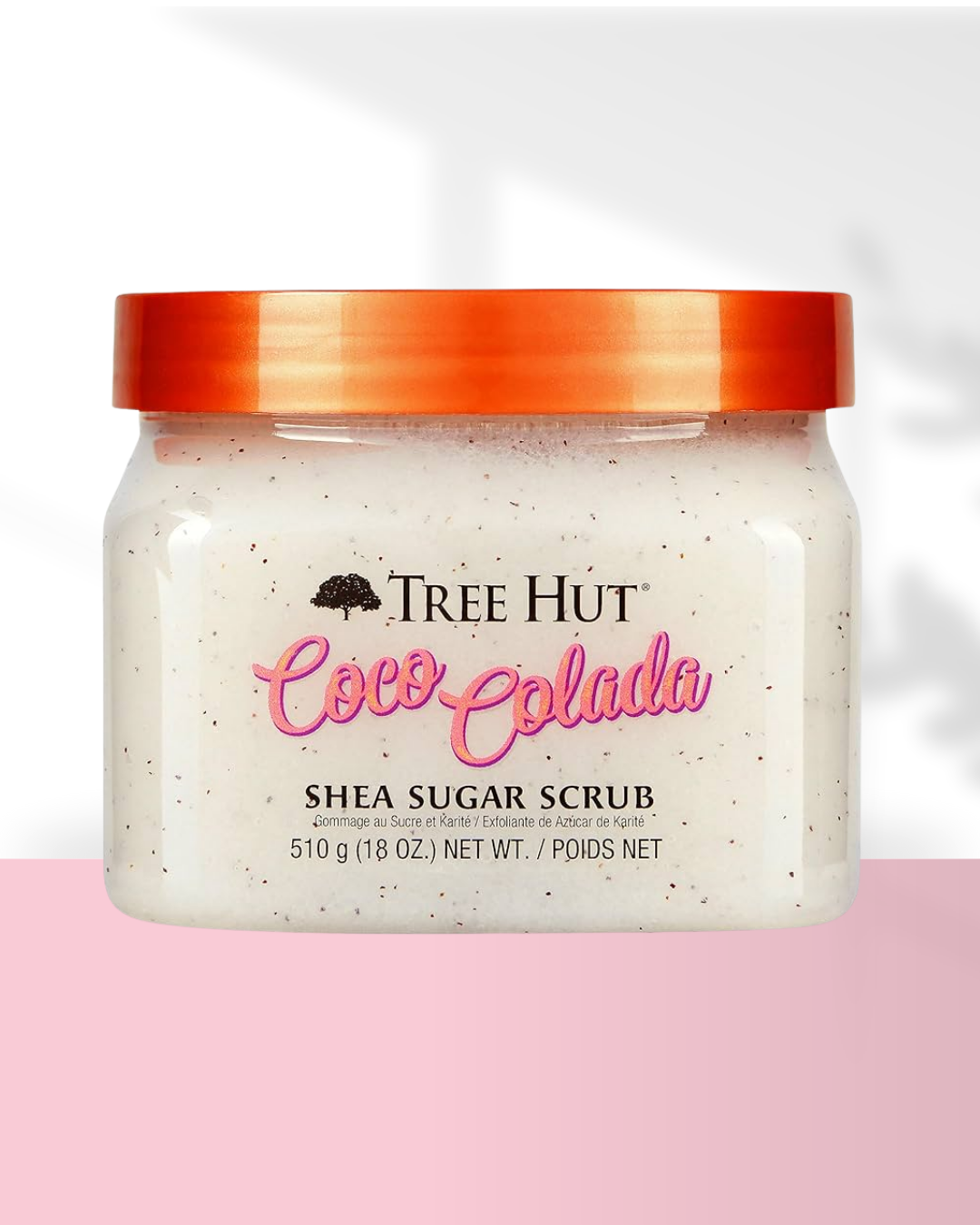 Coco Colada Karité Mantequilla Azúcar Exfoliante Corporal, 18 oz - TREE HUT