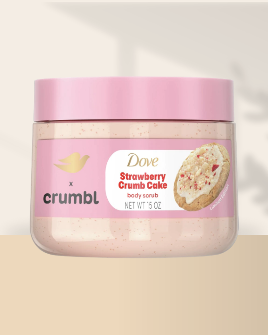 Exfoliante Corporal Confety Cake x Crumbl, 15 oz - DOVE