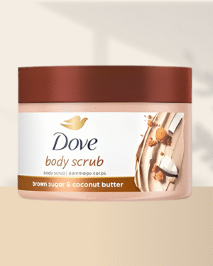 Exfoliante Corporal Dove de Azúcar Morena y Mantequilla de Coco (Brown Sugar & Coconut Butter)