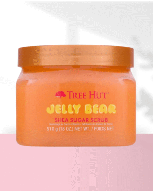 Jelly Bear Exfoliante Corporal con Azúcar de Karité, 18 oz - TREE HUT