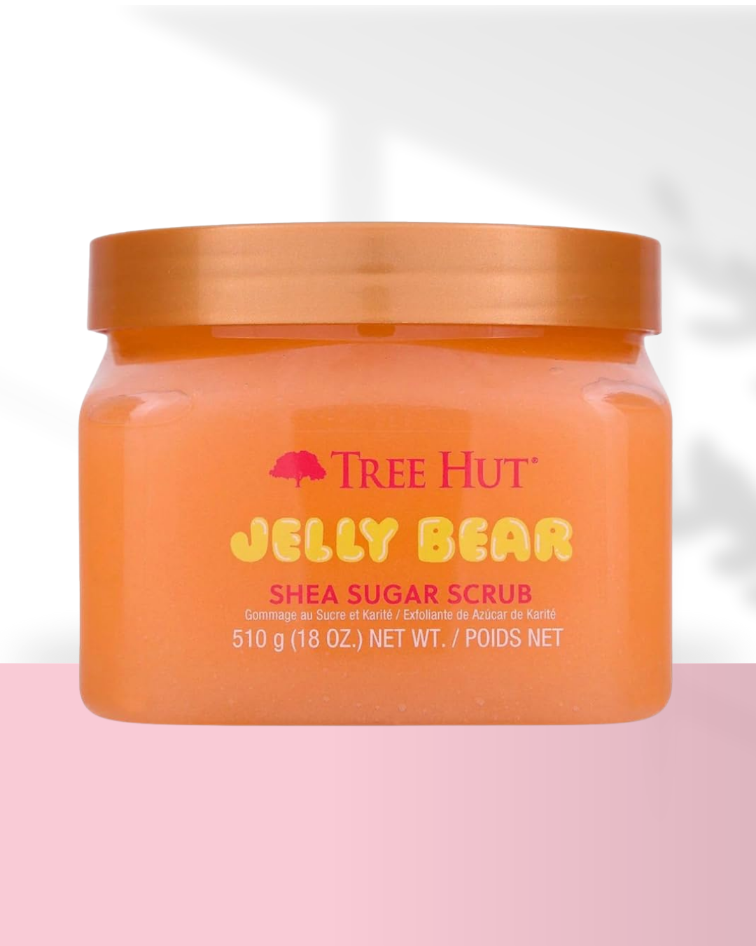 Jelly Bear Exfoliante Corporal con Azúcar de Karité, 18 oz - TREE HUT
