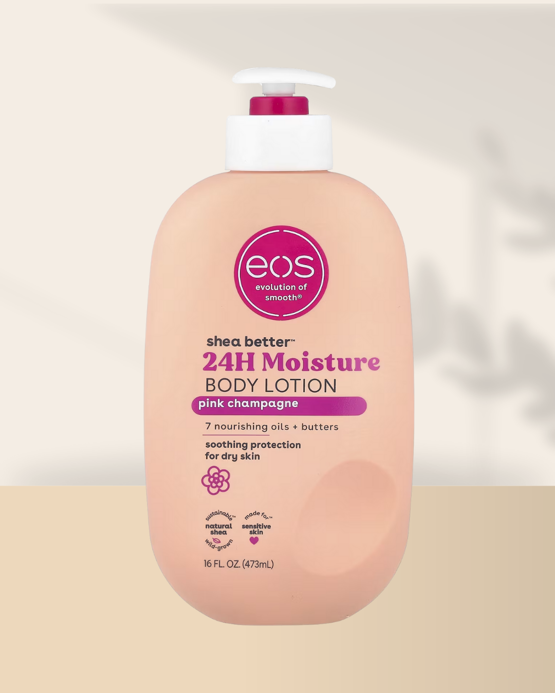 EOS Shea Better Loción Corporal Hidratante 24H - Crema de Pistacho (Crème de Pistachio)