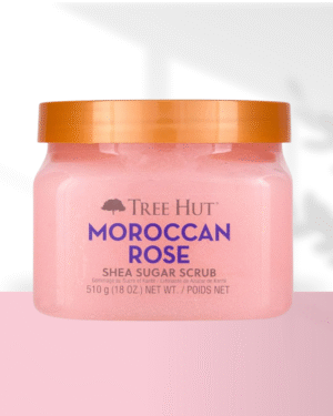 Exfoliante Corporal de Azúcar con Manteca de Karité y Rosa Marroquí (Moroccan Rose Shea Sugar Scrub)